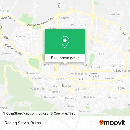 Racing Servis harita