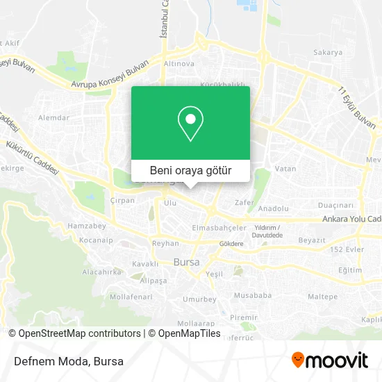 Defnem Moda harita