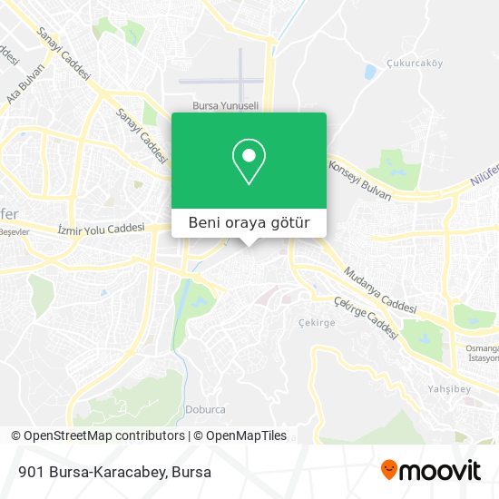 901 Bursa-Karacabey harita