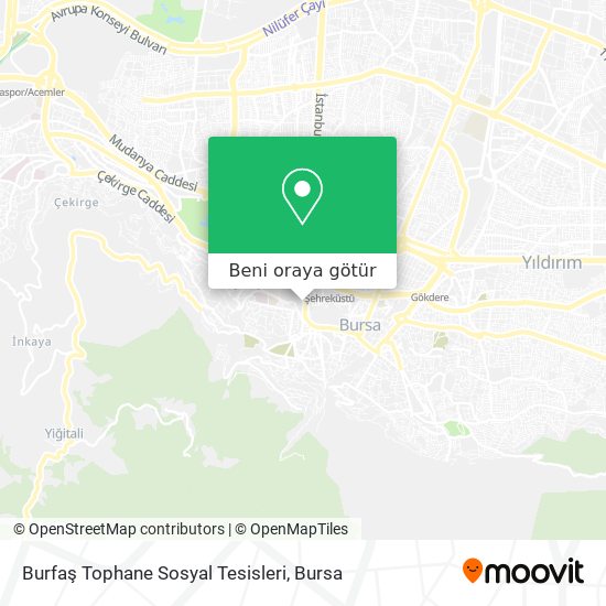 Burfaş Tophane Sosyal Tesisleri harita
