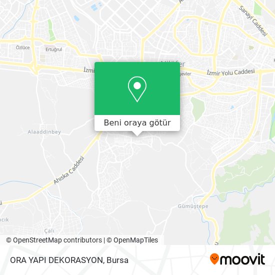 ORA YAPI DEKORASYON harita
