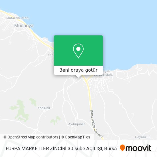 FURPA MARKETLER ZİNCİRİ 30.şube AÇILIŞI harita