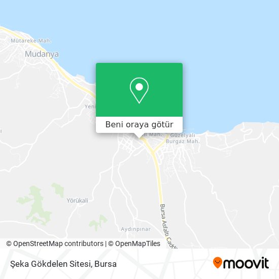 Şeka Gökdelen Sitesi harita