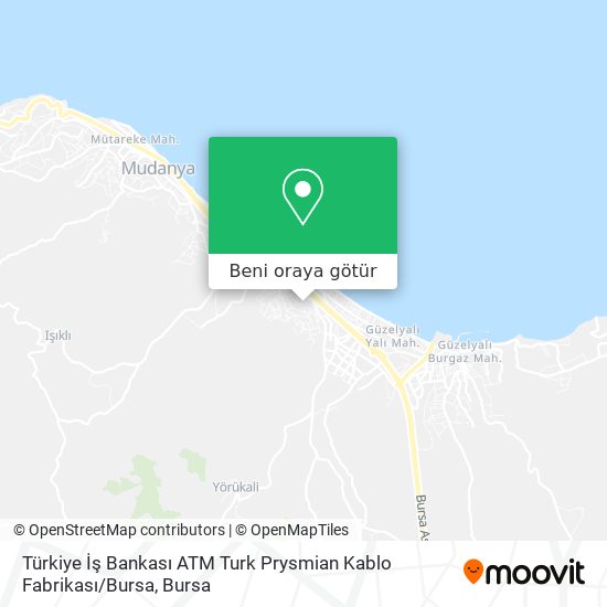 Türkiye İş Bankası ATM Turk Prysmian Kablo Fabrikası / Bursa harita
