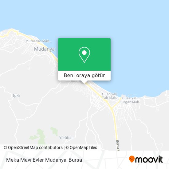 Meka Mavi Evler Mudanya harita