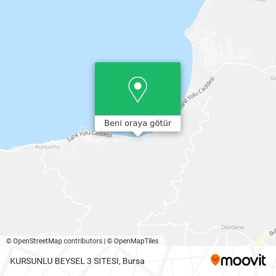 KURSUNLU BEYSEL 3 SITESI harita