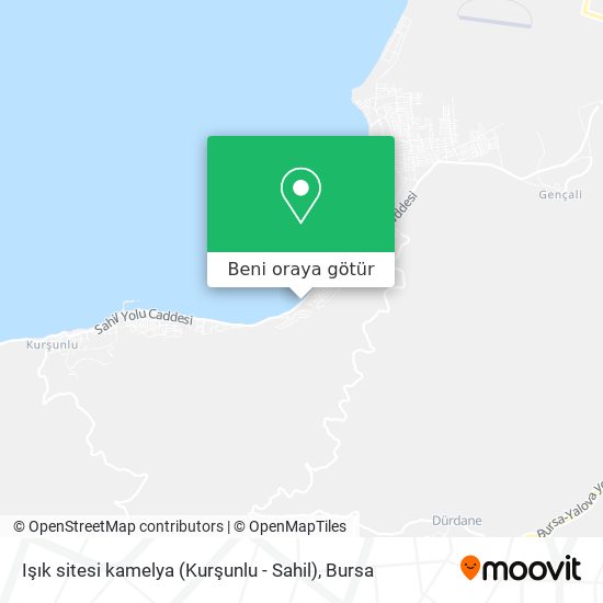 Işık sitesi kamelya (Kurşunlu - Sahil) harita