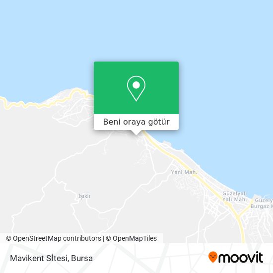 Mavikent Sİtesi harita