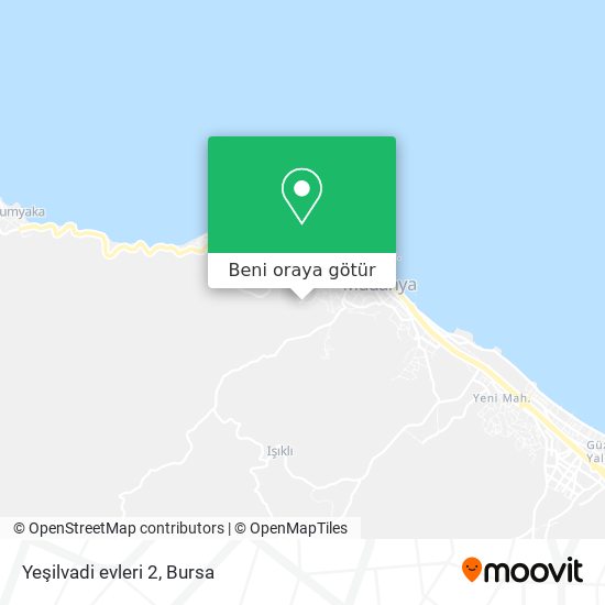 Yeşilvadi evleri 2 harita