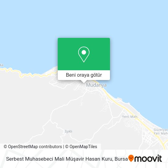 Serbest Muhasebeci Mali Müşavir Hasan Kuru harita