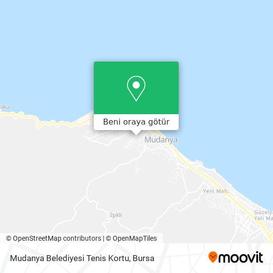 Mudanya Belediyesi Tenis Kortu harita