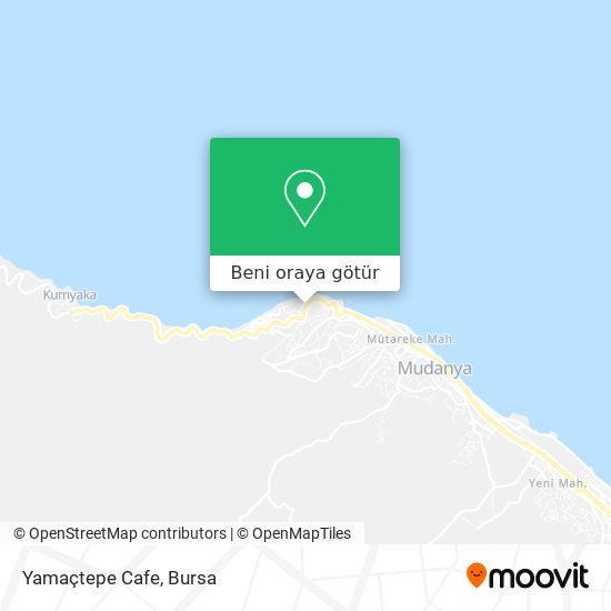 Yamaçtepe Cafe harita