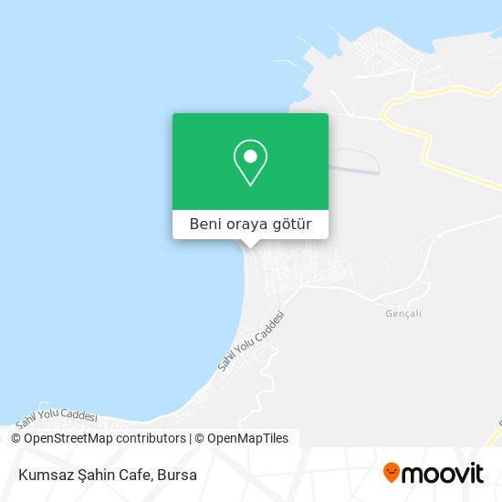 Kumsaz Şahin Cafe harita