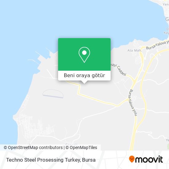 Techno Steel Prosessing Turkey harita