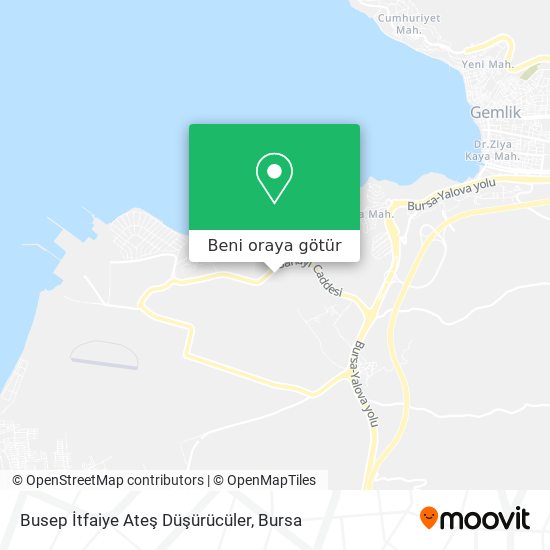Busep İtfaiye Ateş Düşürücüler harita