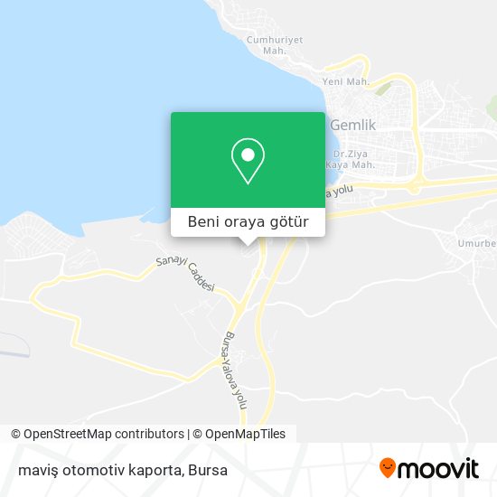 maviş otomotiv kaporta harita