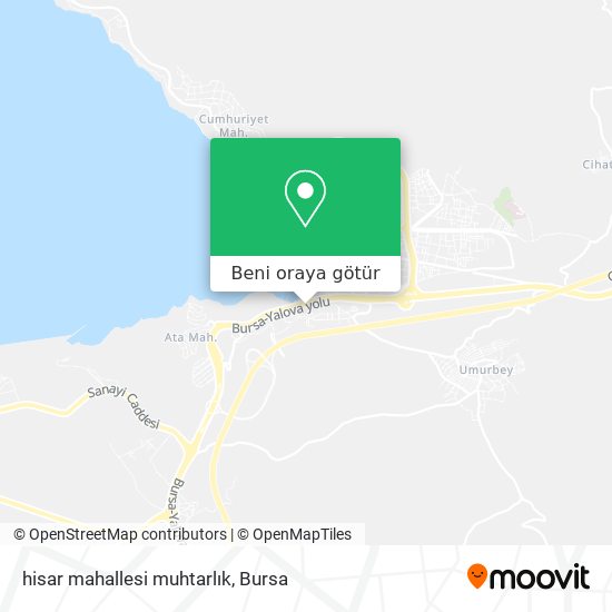 hisar mahallesi muhtarlık harita