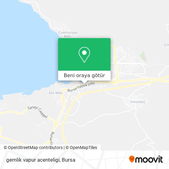 gemlik vapur acenteligi harita