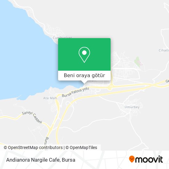 Andianora Nargile Cafe harita