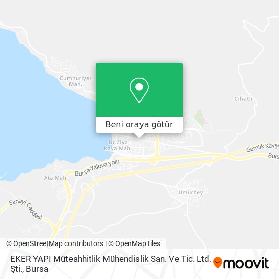 EKER YAPI Müteahhitlik Mühendislik San. Ve Tic. Ltd. Şti. harita