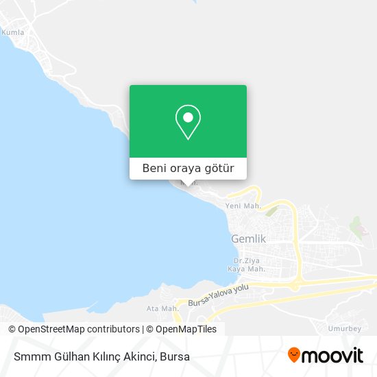 Smmm Gülhan Kılınç Akinci harita