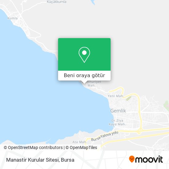 Manastir Kurular Sitesi harita