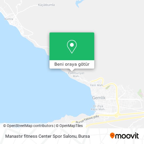 Manastır fitness Center Spor Salonu harita