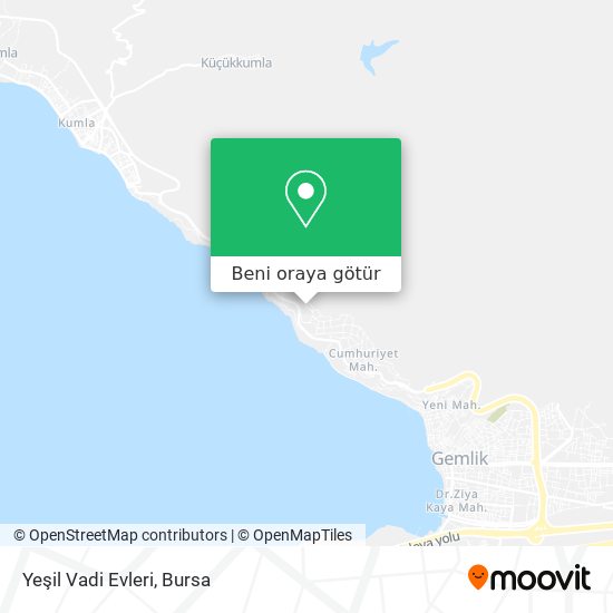 Yeşil Vadi Evleri harita