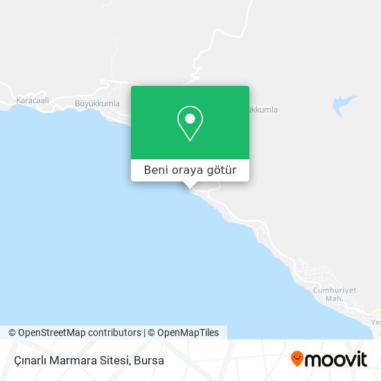 Çınarlı Marmara Sitesi harita
