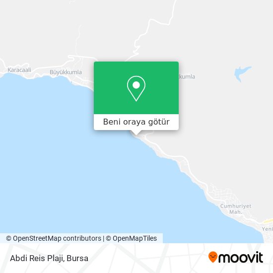 Abdi Reis Plaji harita
