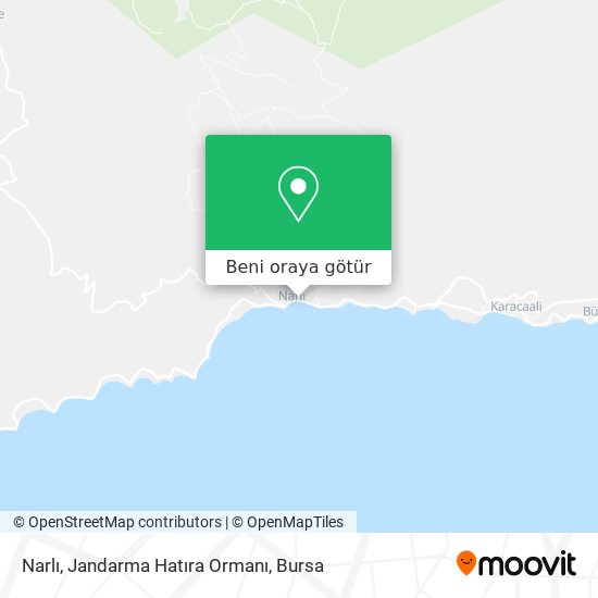 Narlı, Jandarma Hatıra Ormanı harita