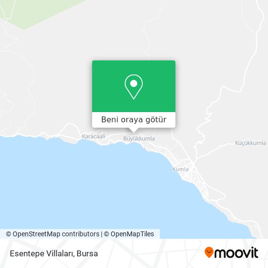 Esentepe Villaları harita