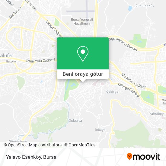 Yalavo Esenköy harita