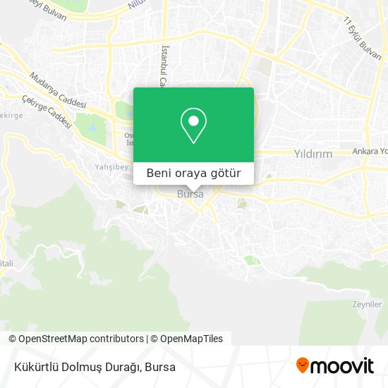 Kükürtlü Dolmuş Durağı harita