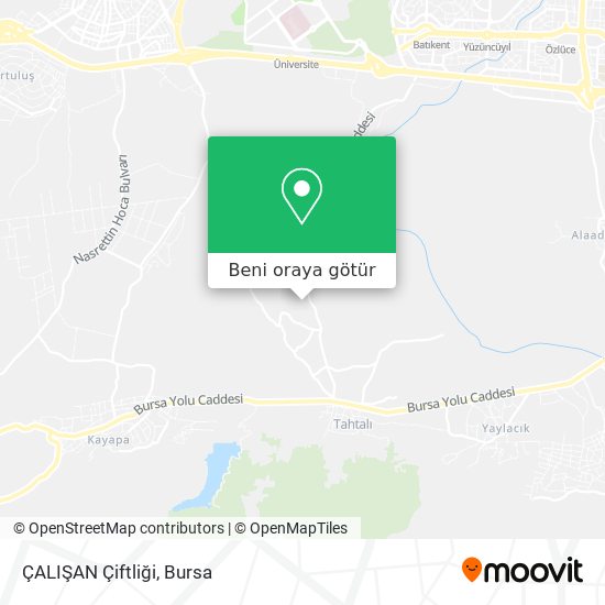 ÇALIŞAN Çiftliği harita