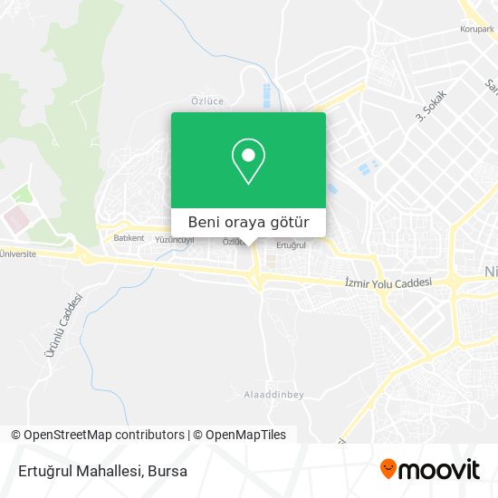 Ertuğrul Mahallesi harita
