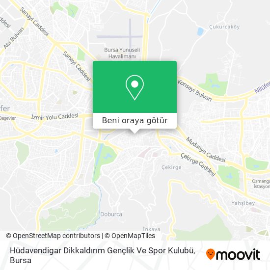 Hüdavendigar Dikkaldırım Gençlik Ve Spor Kulubü harita