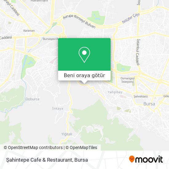 Şahintepe Cafe & Restaurant harita