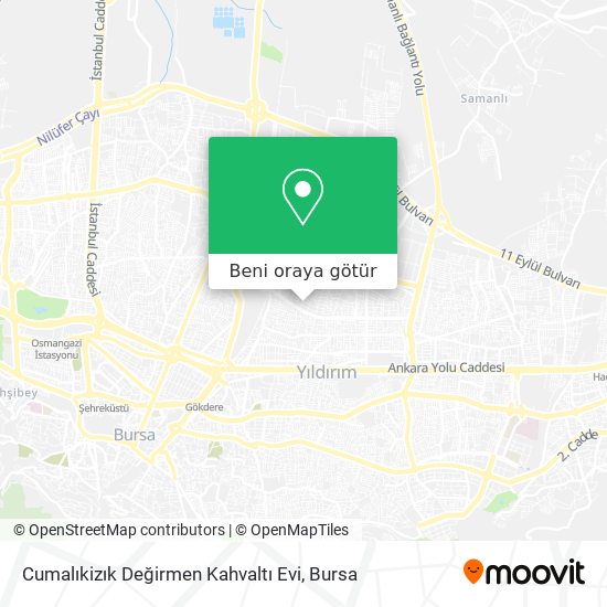Cumalıkizık Değirmen Kahvaltı Evi harita