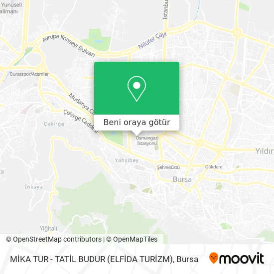 MİKA TUR - TATİL BUDUR (ELFİDA TURİZM) harita