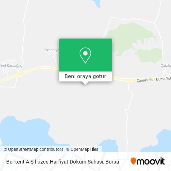 Burkent A.Ş İkizce Harfiyat Döküm Sahası harita