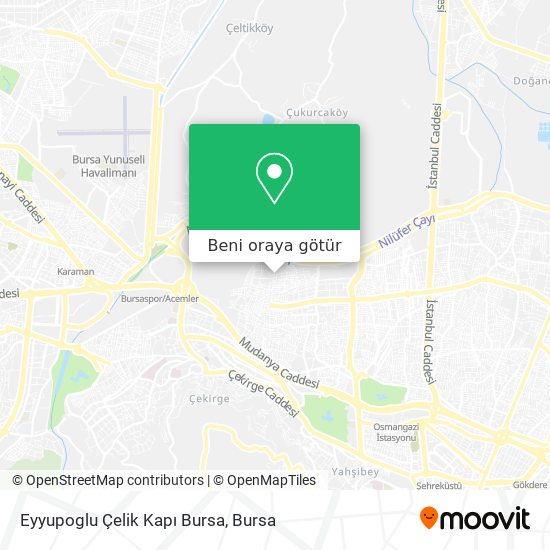 Eyyupoglu Çelik Kapı Bursa harita