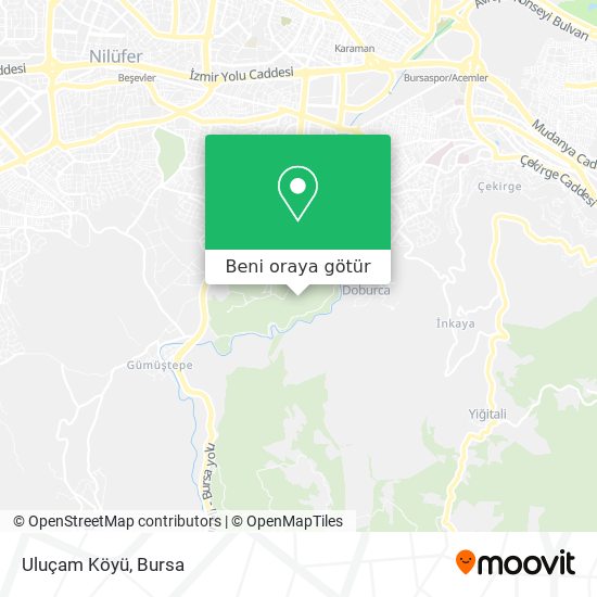 Uluçam Köyü harita