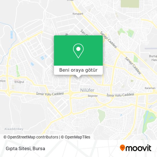 Gıpta Sitesi harita