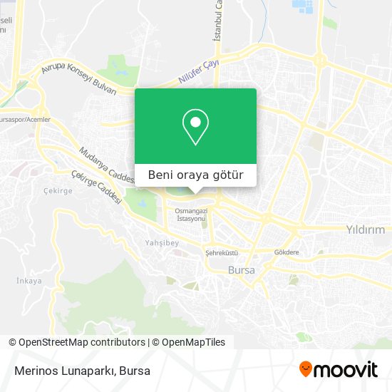 Merinos Lunaparkı harita