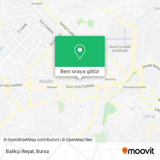 Balıkçı Reşat harita