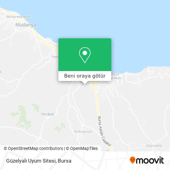 Güzelyalı Uyum Sitesi harita