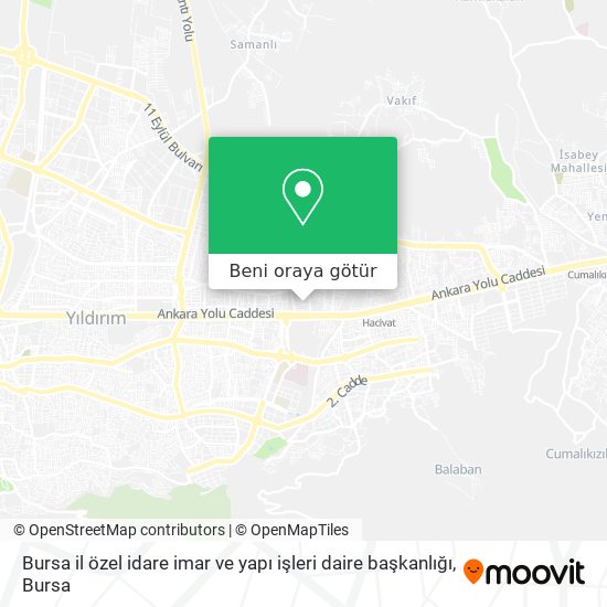 Bursa il özel idare imar ve yapı işleri daire başkanlığı harita