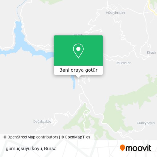 gümüşsuyu köyü harita
