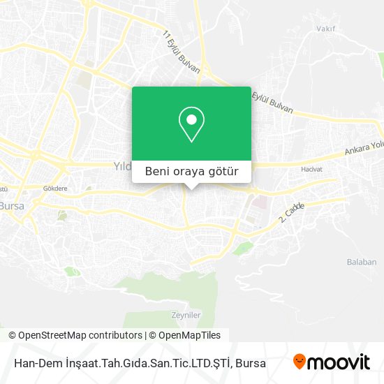 Han-Dem İnşaat.Tah.Gıda.San.Tic.LTD.ŞTİ harita